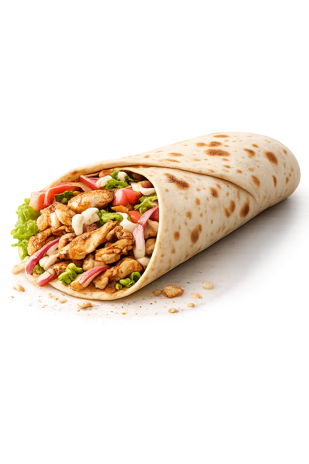 Hähnchen Shawarma Rolle